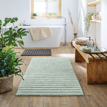 Kleine Wolke Yara Ekologiczny Dywanik łazienkowy naturalny beż 60 x100 cm ECO CARE