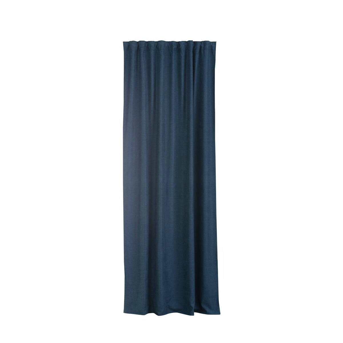 Zasłona BASIC na taśmie marszczącej 140x260 cm niebieski szenil 1 szt. 140x260