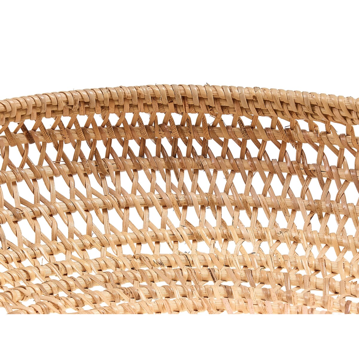 Rattanowa misa dekoracyjna naturalna INDRAGIRI