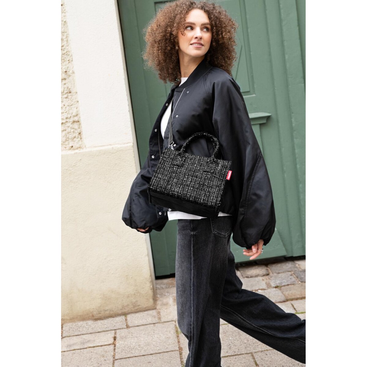Torba DAILY SHOPPER XS, bouclé black
