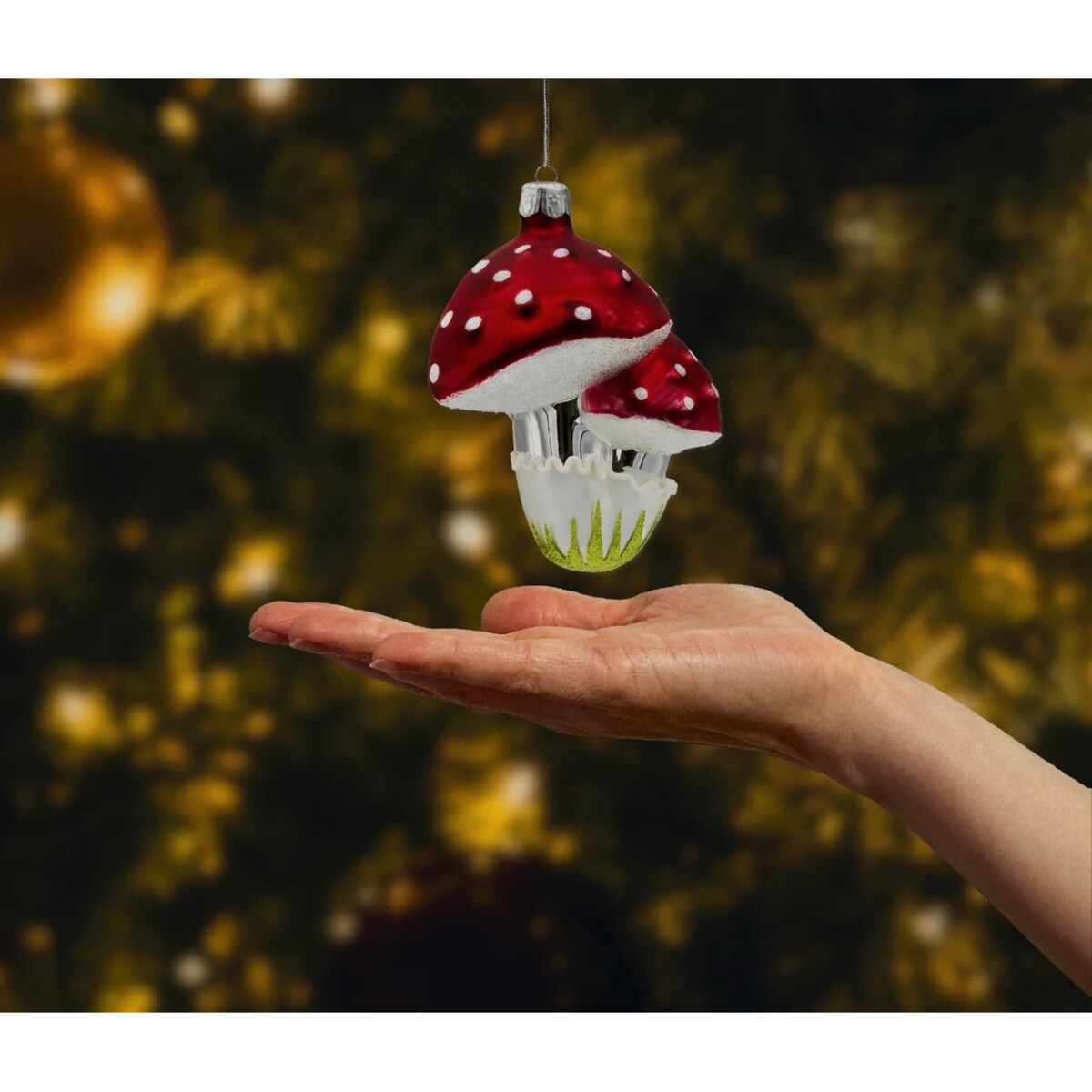 Bombka choinkowa: Muchomor czerwony