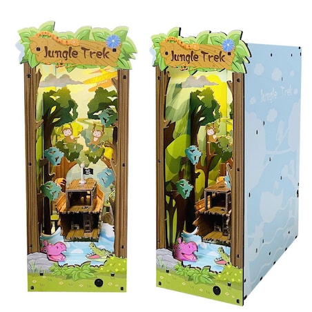 Miniaturowy domek Book Nook - Sekrety dżungli