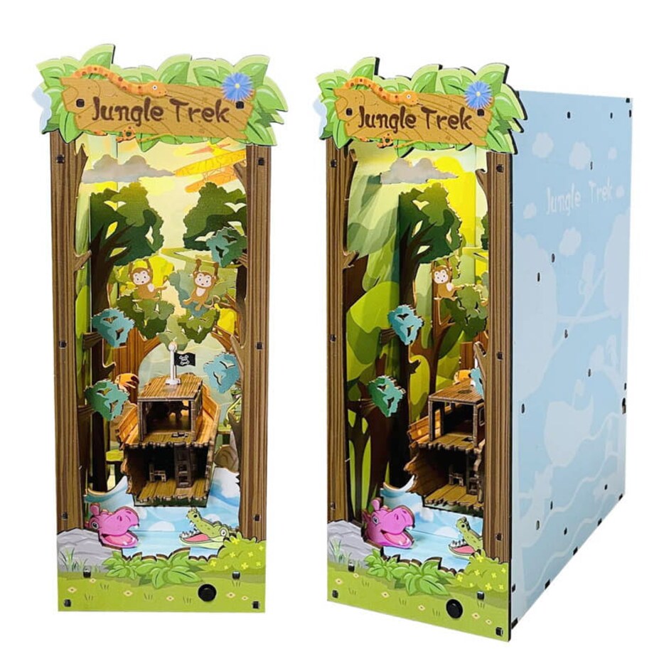 Miniaturowy domek Book Nook - Sekrety dżungli