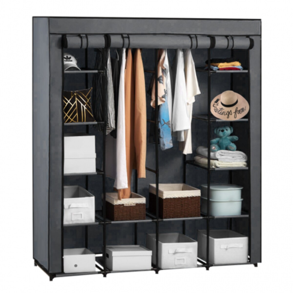 Szafa Materiałowa Tekstylna Składana Garderoba Xxl