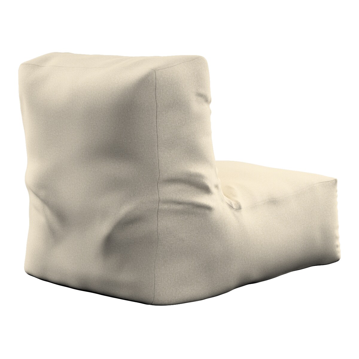 Pufa - fotel, szaro-beżowy, 67 x 31 x 75 cm, Amsterdam