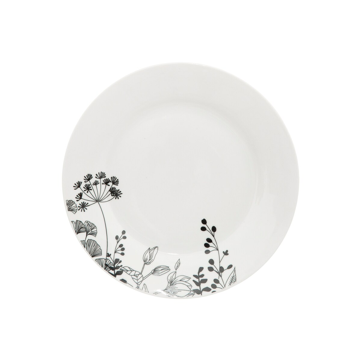Porcelanowa zastawa dla 6 osób WHITE FLORAL, 18 elementów