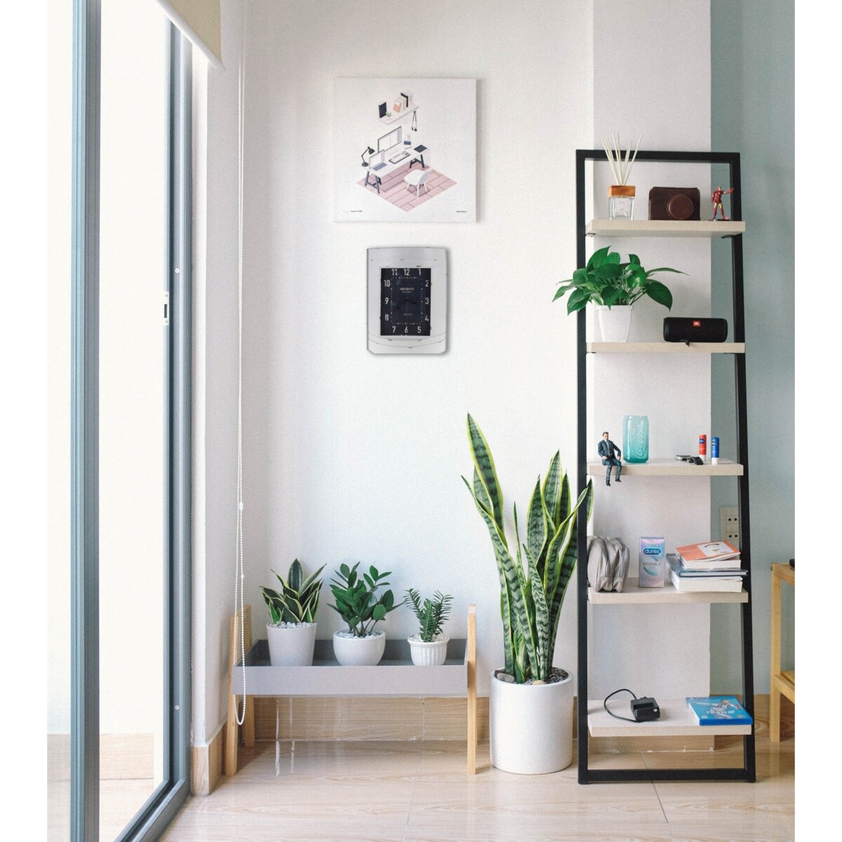 Zegar ścienny ANTIQUITE de PARIS, metalowy