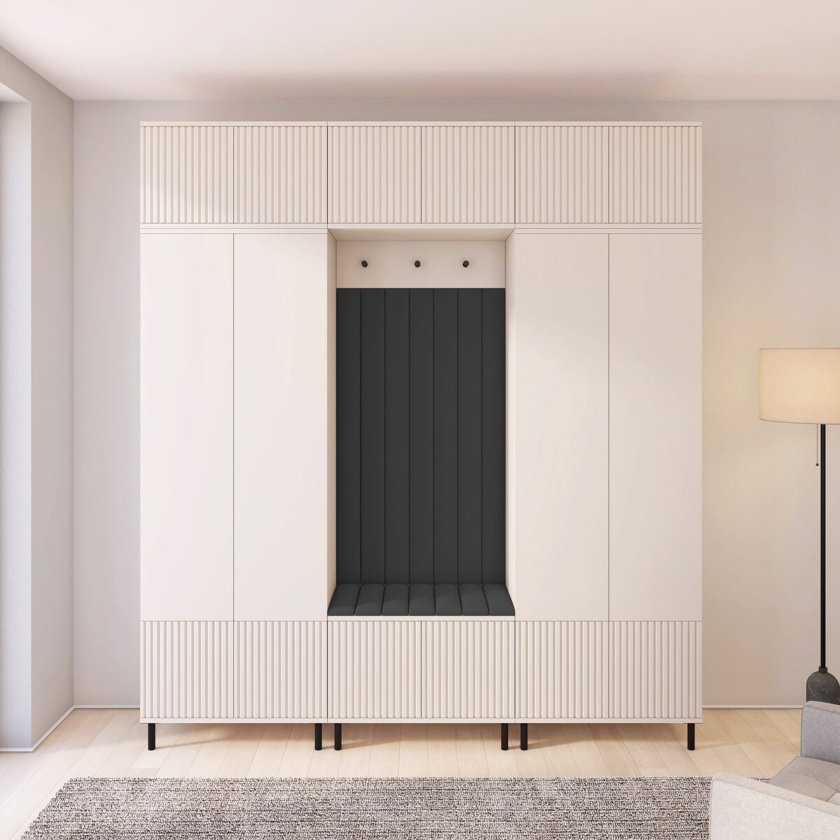 Zestaw mebli do przedpokoju Ritmo wersja 3 Trinity 16