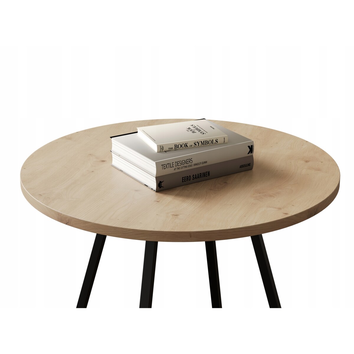 Stolik Kawowy Okrągły Do Salonu Sypialni ARTISAN Industrial Loft VERSO 50cm