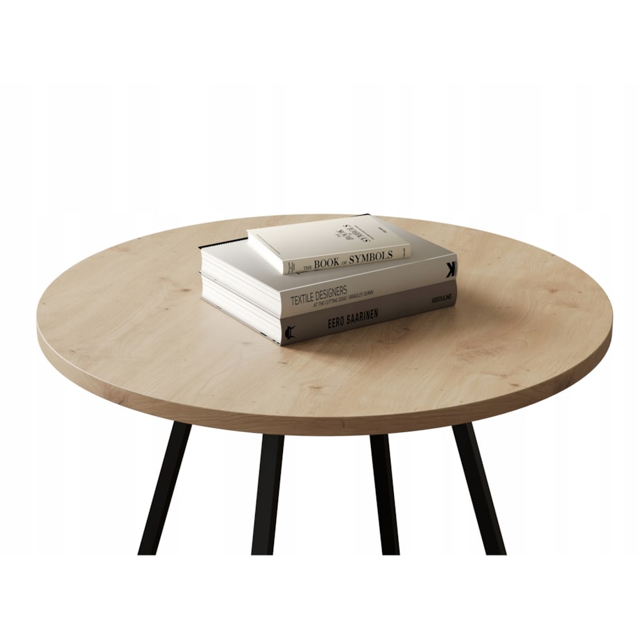 Stolik Kawowy Okrągły Do Salonu Sypialni ARTISAN Industrial Loft VERSO 50cm
