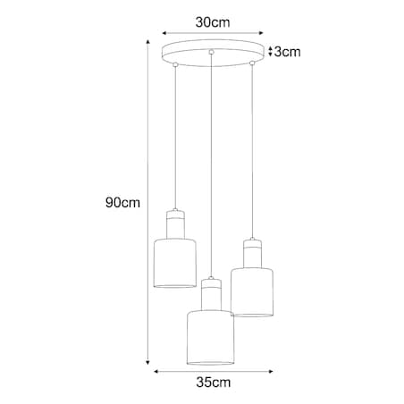 Lampa wisząca K-5257 z serii ALTO