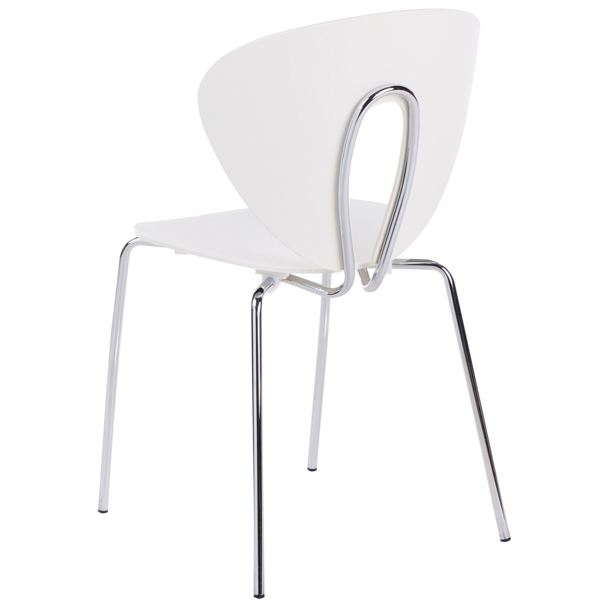 Krzesło do jadalni Zestaw 2 Biały TRACY