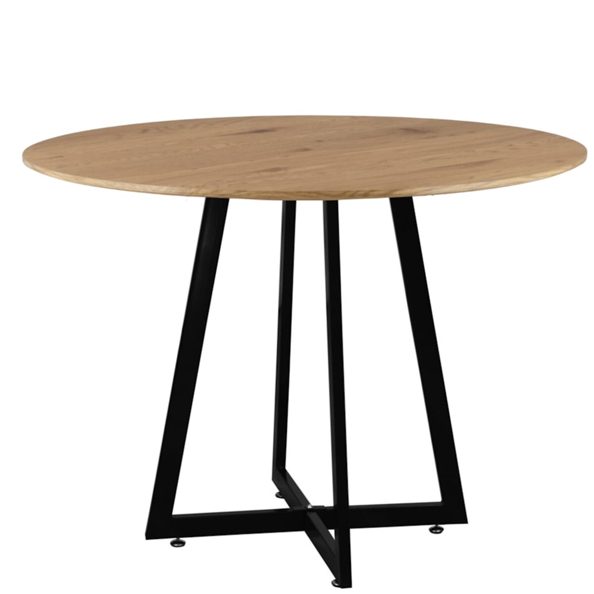 Stół okrągły 80 cm do salonu jadalni nowoczesny loftowy kolor drewna