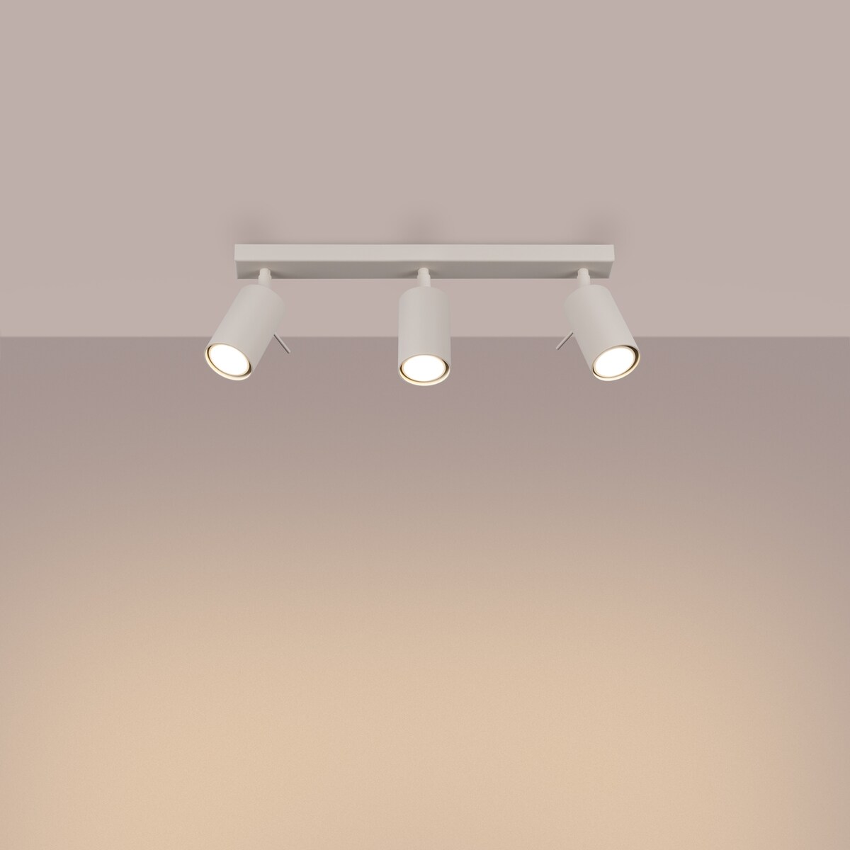 Plafon RING 3L beżowy