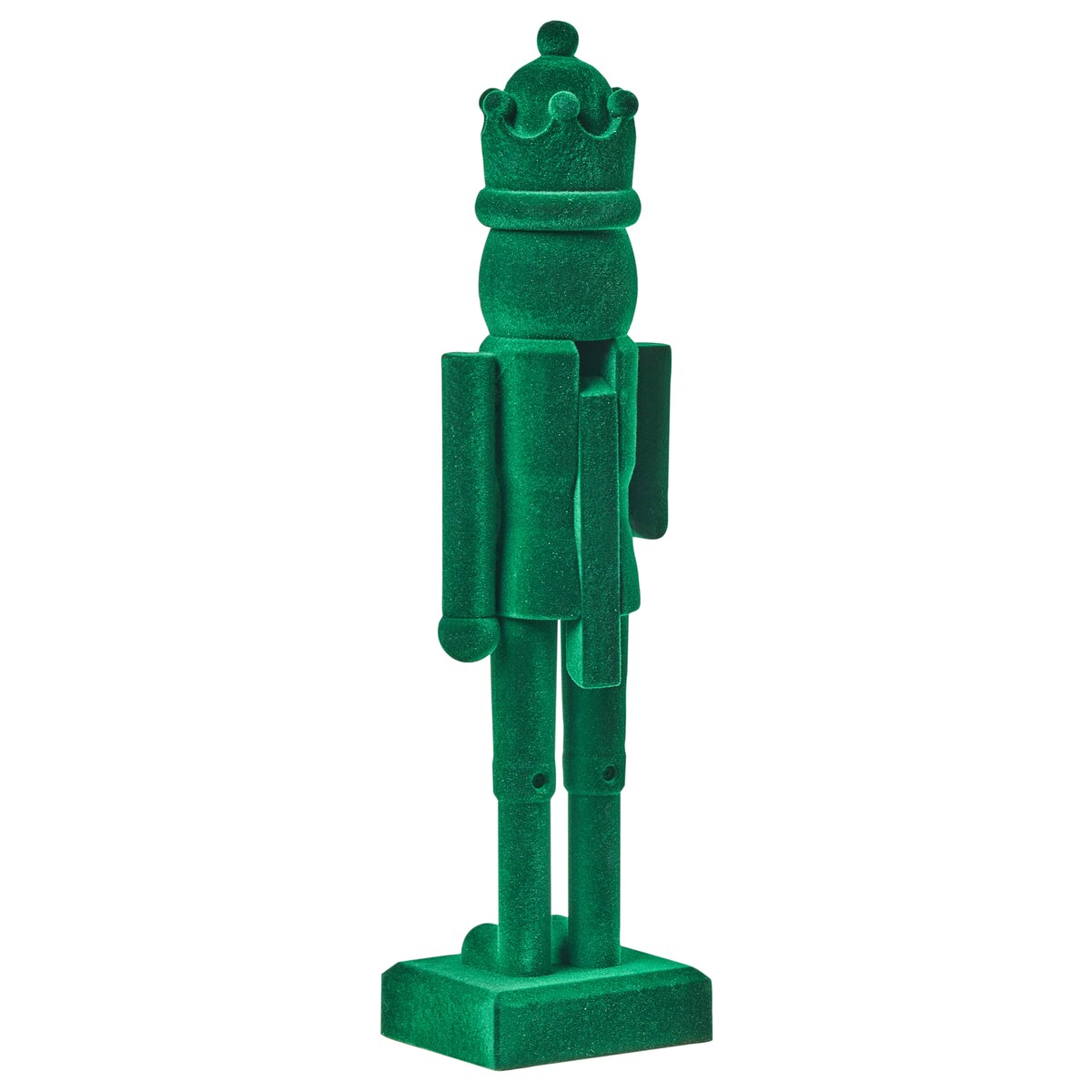 Zestaw 2 figurek dekoracyjnych FLATEY Dziadek do orzechów 40 cm Zielony