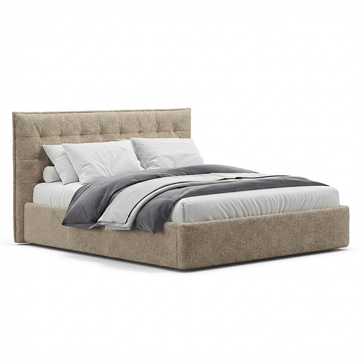 Łóżko Tapicerowane Consul 140X200 Stelaż Pojemnik Na Pościel Loop 03