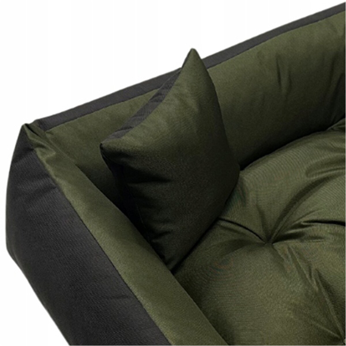 Legowisko Dla Psa Kanapa Posłanie 100X75 Cm Wodoodporne Poduszki Pikowane Zielone