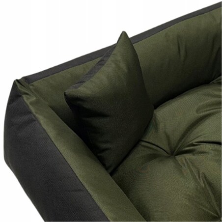 Legowisko Dla Psa Kanapa Posłanie 100X75 Cm Wodoodporne Poduszki Pikowane Zielone