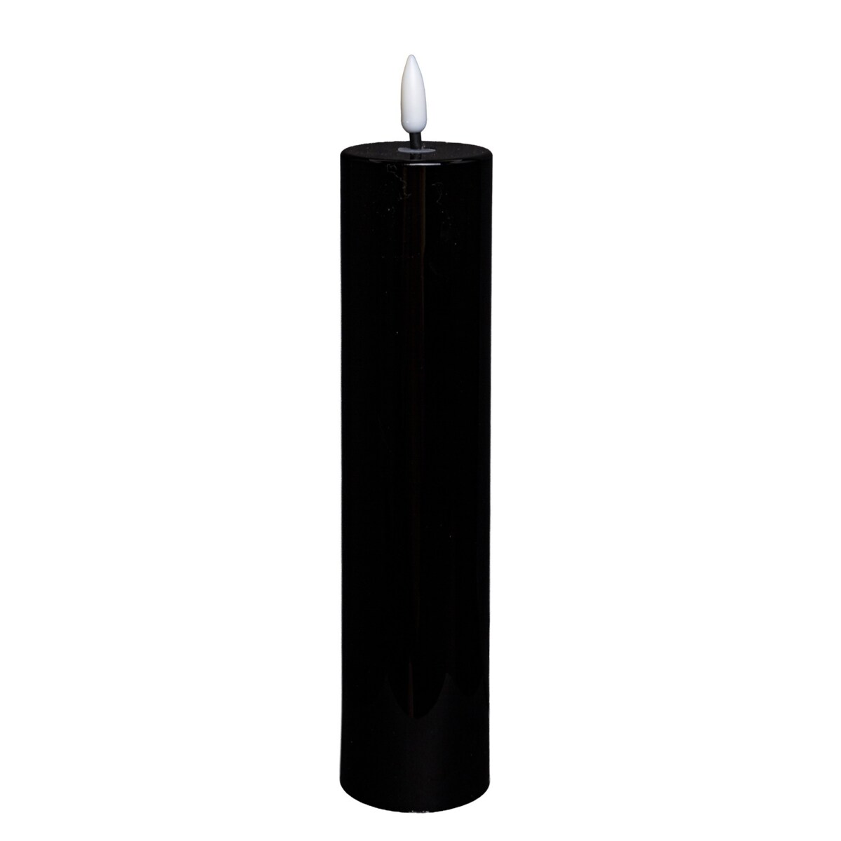 Świeca LED z tworzywa sztucznego Timer 24x5x5 cm MOMBATTI-3 czarna