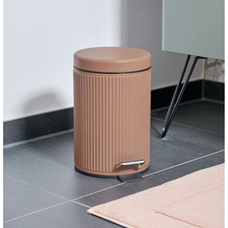 Kosz łazienkowy 3 litrowy 26x17 cm ALMOND mocca