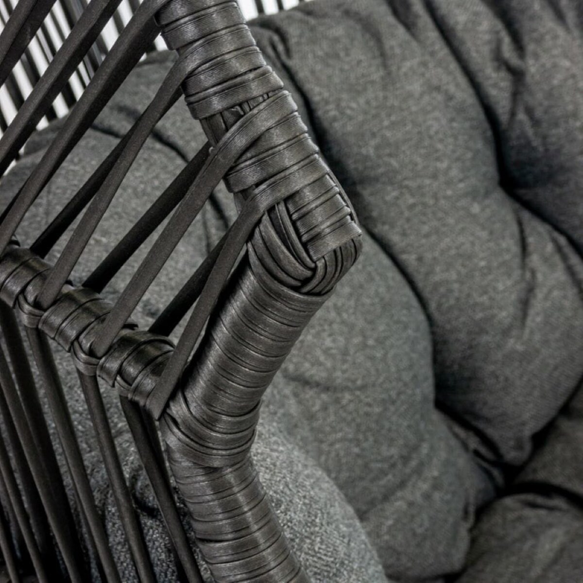 Fotel ogrodowy Holand antracytowy, szary, ogrodowy