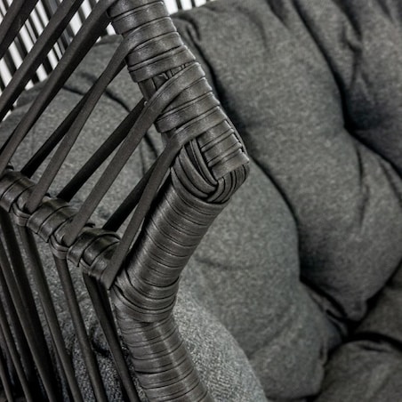 Fotel ogrodowy Holand antracytowy, szary, ogrodowy