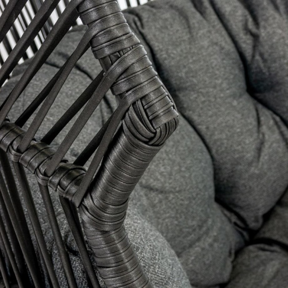 Fotel ogrodowy Holand antracytowy, szary, ogrodowy