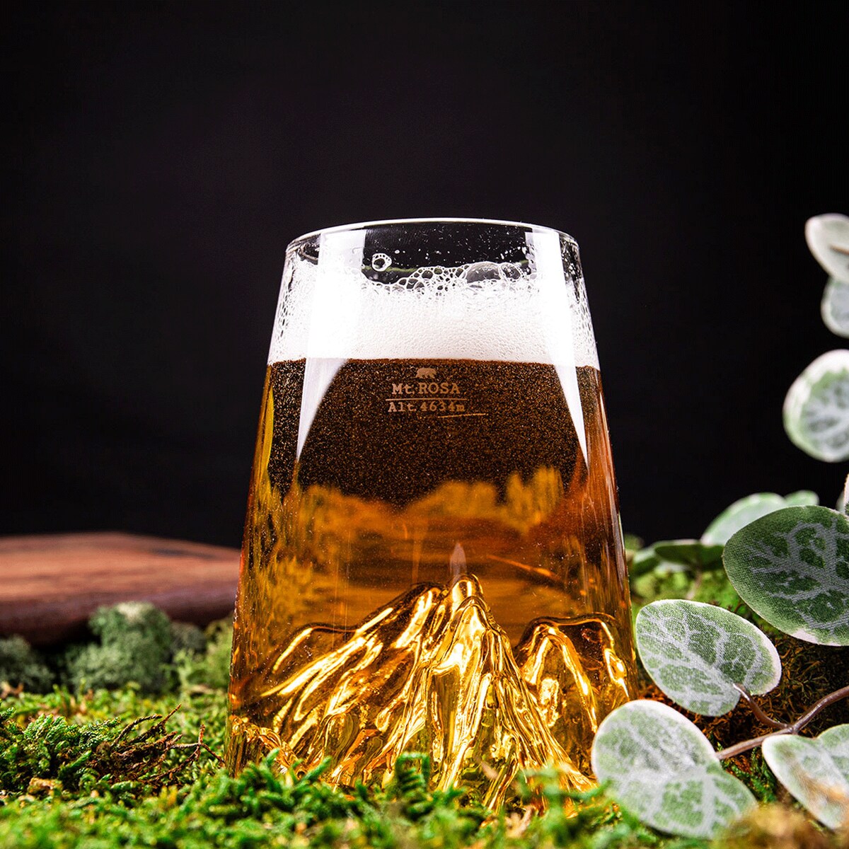 Szklanka Long Drink - Topographic - Monte Rosa