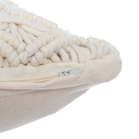 Ozdobna poduszka Ete, makrama, 40 x 40 cm