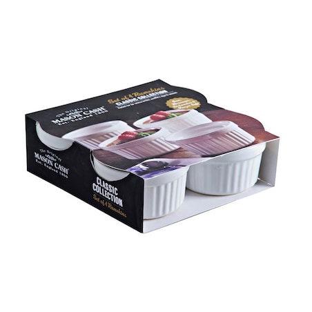 Zestaw 4 kokilek do zapiekania Classic, 9 x 9 x 5 cm, Mason Cash