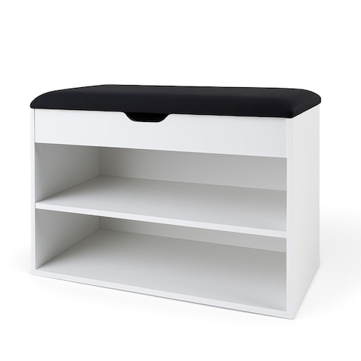 Szafka na buty z siedziskiem LEVA, 60 x 30 x 47 cm