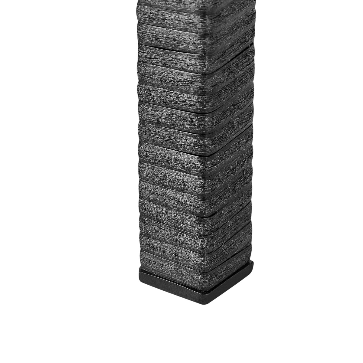 Donica kwietnik z technorattanu czarna CARAGANA