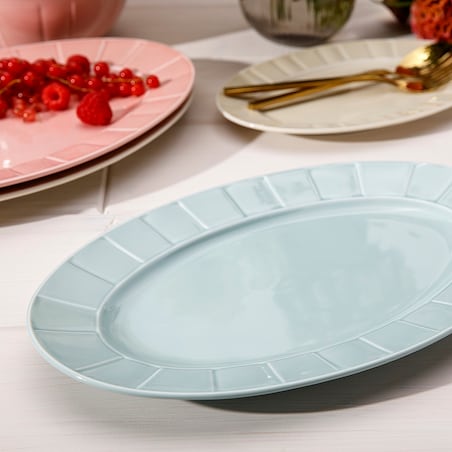 Półmisek owalny 24 cm Oktawa miętowa GL03