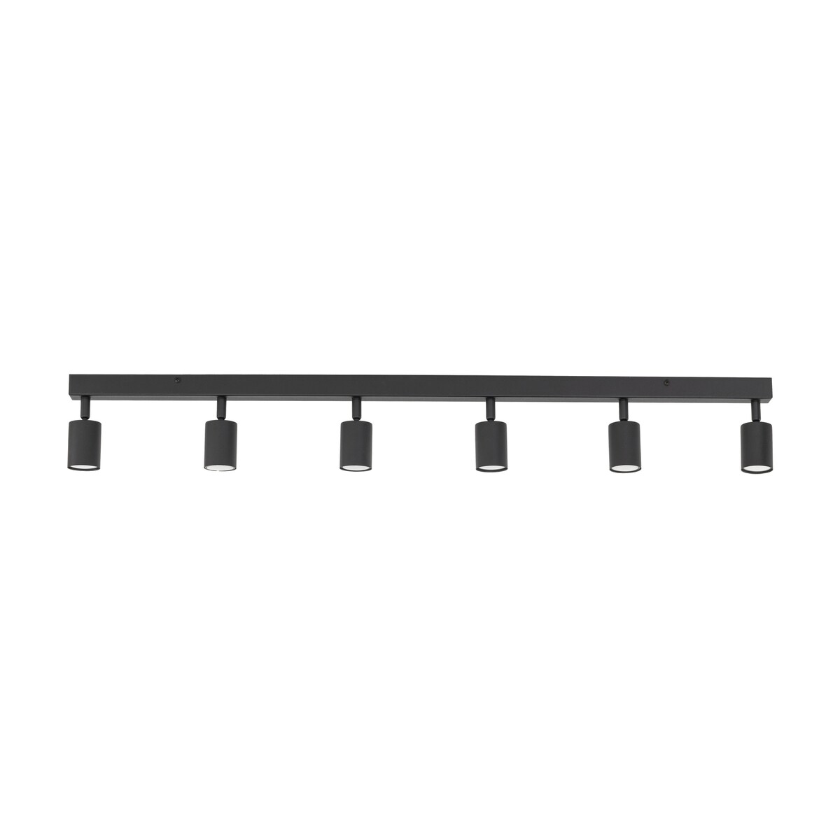 TK Lighting NEX Black 11370 lampa sufitowa listwa 6x GU10 czarna, regulowane spoty do salonu i kuchni