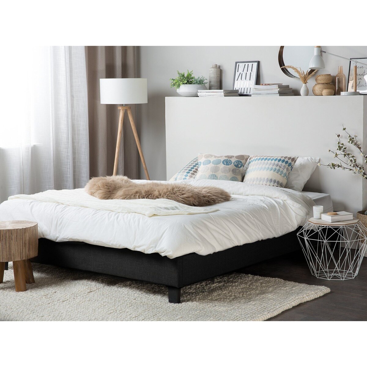 Materac kieszeniowy z lateksem hipoalergiczny 140 x 200 cm średnio twardy JOY