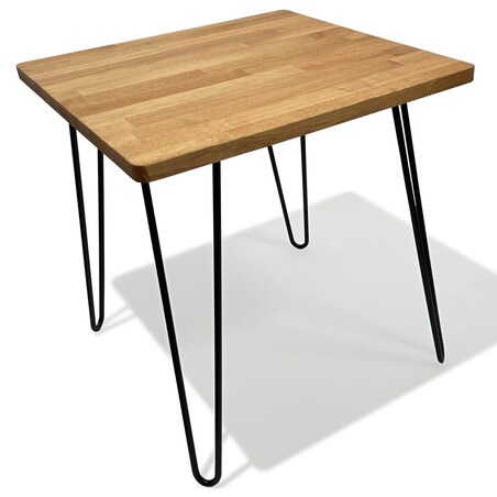 Stolik kawowy Tavolo dębowy LOFT 50x50cm