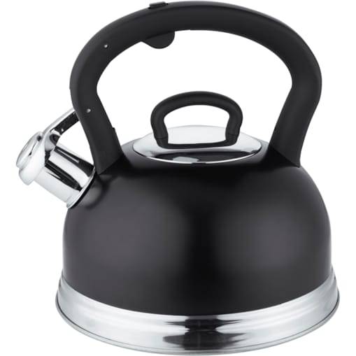 Czajnik na gaz indukcję metalowy z gwizdkiem 2.8L czarny matowy BLUBERG