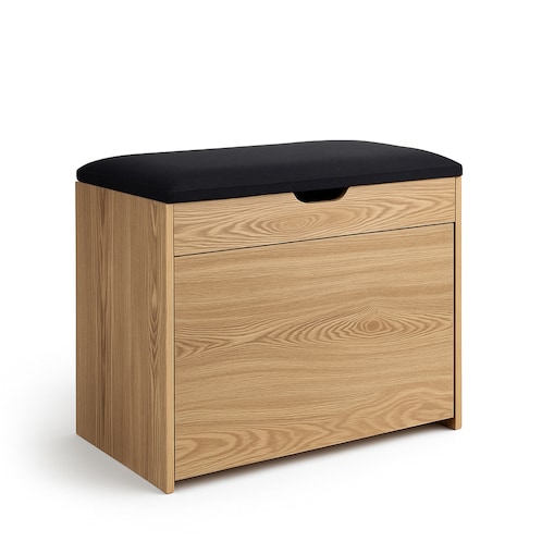 Szafka na buty z siedziskiem i wysuwanymi półkami VAULT, 57 x 30 x 53 cm