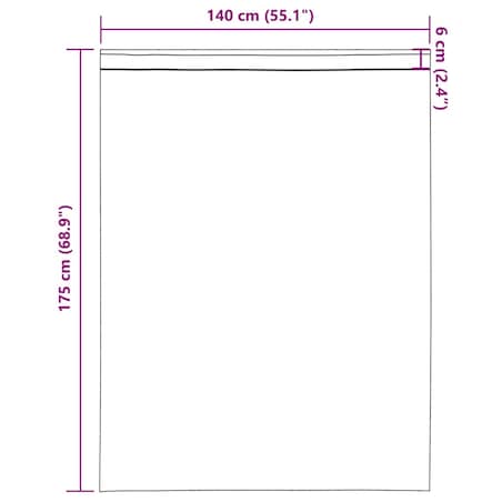 vidaXL Zasłony woalowe z kieszeniami na drążek 2 szt. białe