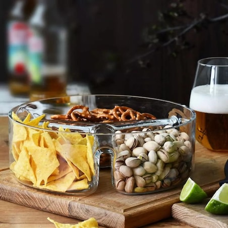 Krosno Salaterka Dzielona na Przekąski Słodycze Orzeszki 24 Sweet&Savoury