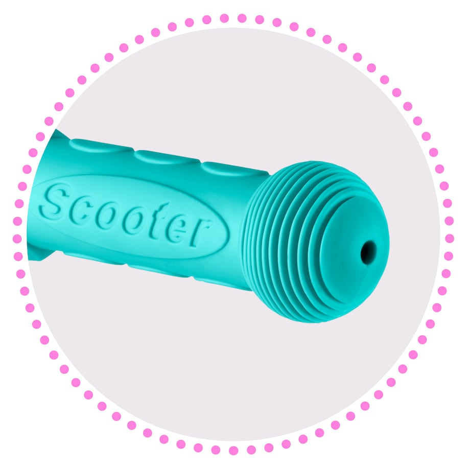 Hulajnoga trójkołowa składana dla dzieci Ricokids Loco turkusowo-różowa