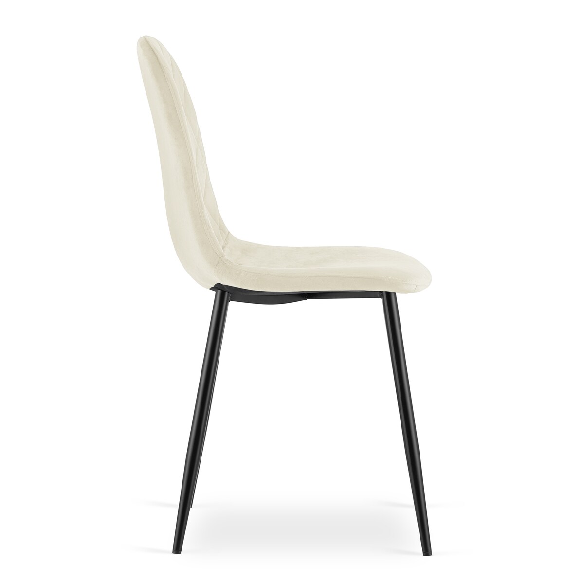 Krzesło Asti nowoczesny design, Beż Aksamit X2