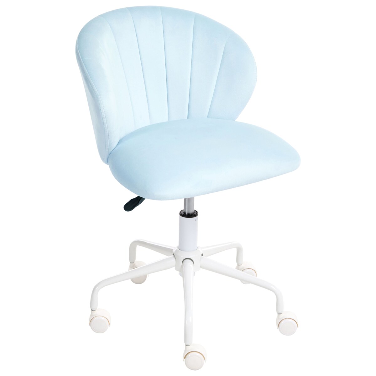 Krzesło obrotowe CHEERFUL Welur Błękitny