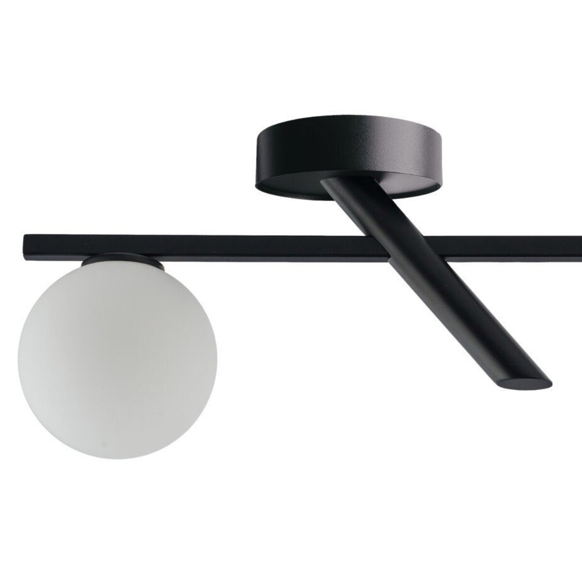 Nowoczesny PLAFON salonowy ZOE 33326 Sigma modernistyczny czarny