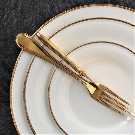 VILLA ITALIA Serwis obiadowy porcelanowy na 12 osób z wazą CAMILLA