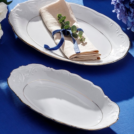 Półmisek owalny 24 cm Fryderyka Złota Linia 3616