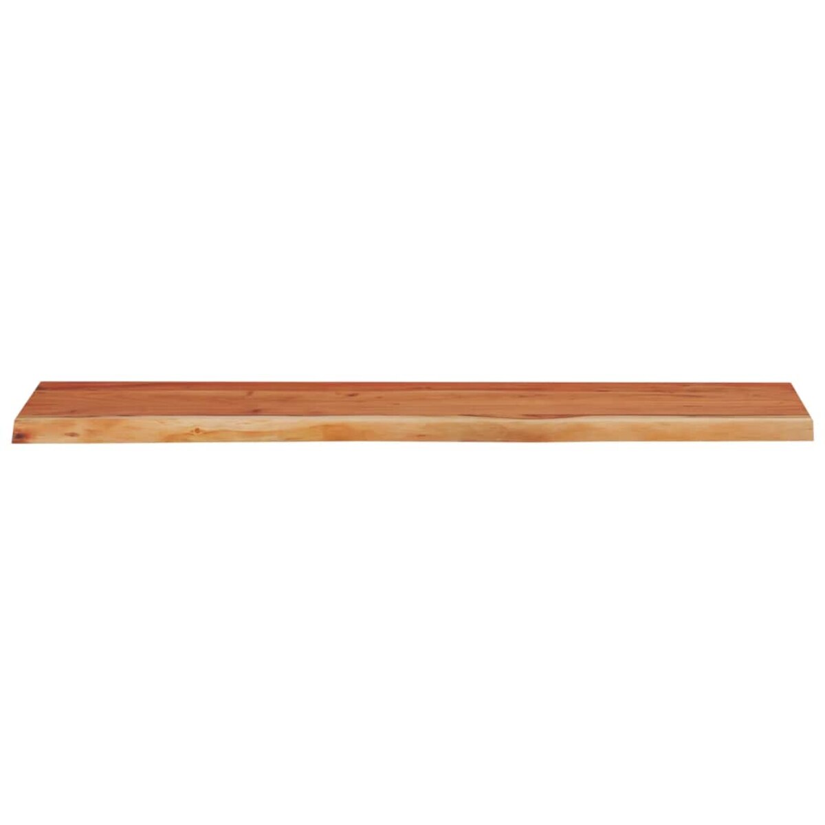 vidaXL Półka ścienna, 40x20x2,5 cm, drewno akacjowe, naturalna krawędź