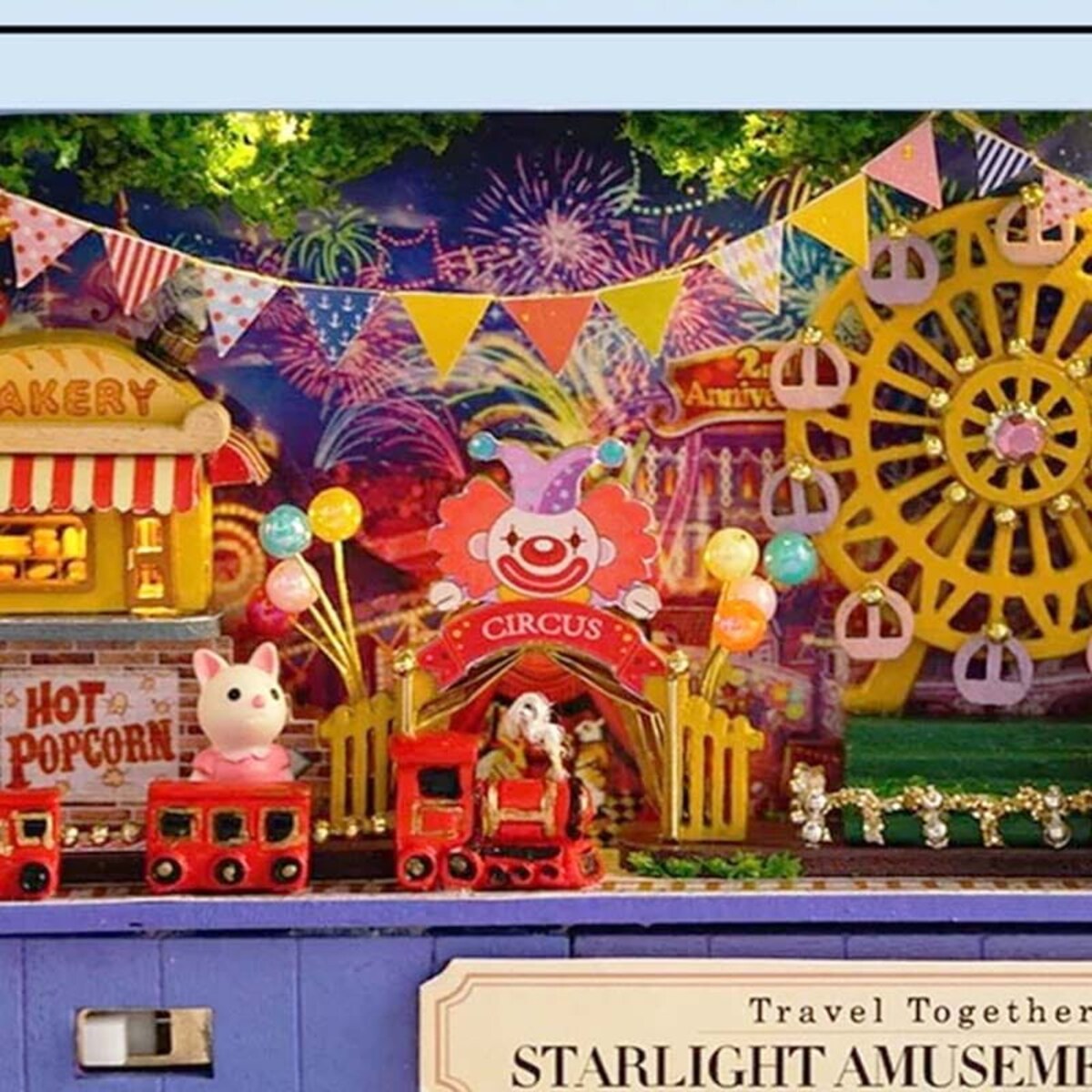 Miniaturowy domek DIY - Wesołe miasteczko