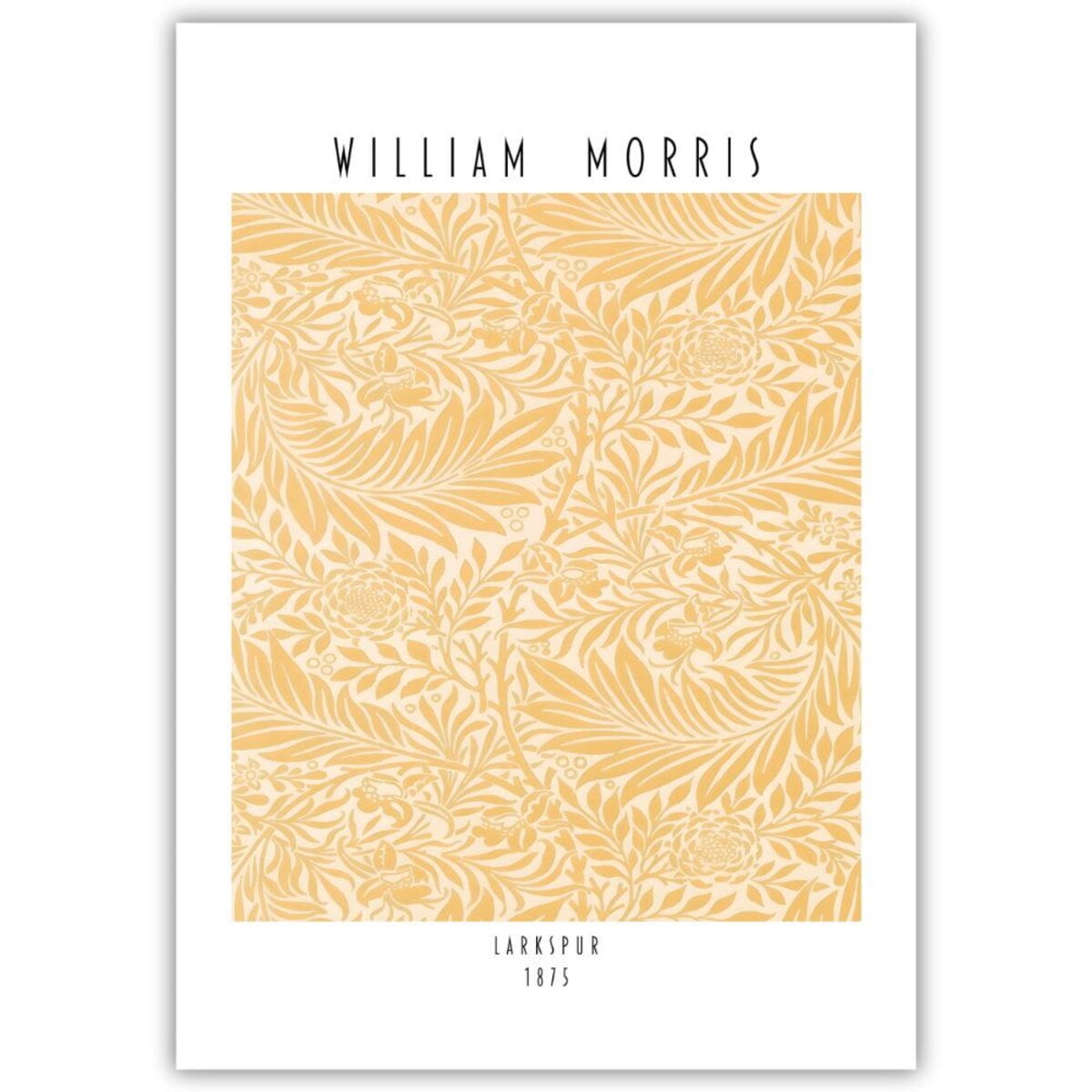 plakat william morris larkspur 21x30