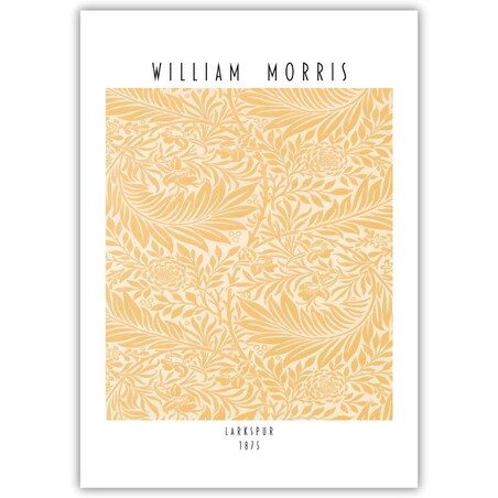 plakat william morris larkspur 21x30